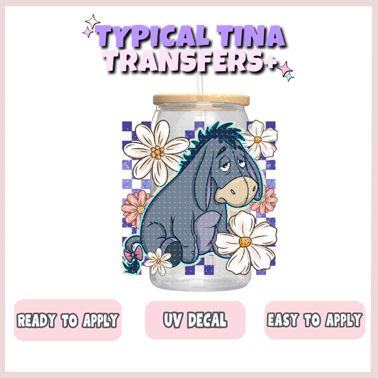 Sad Floral Donkey E | UV decals | POD