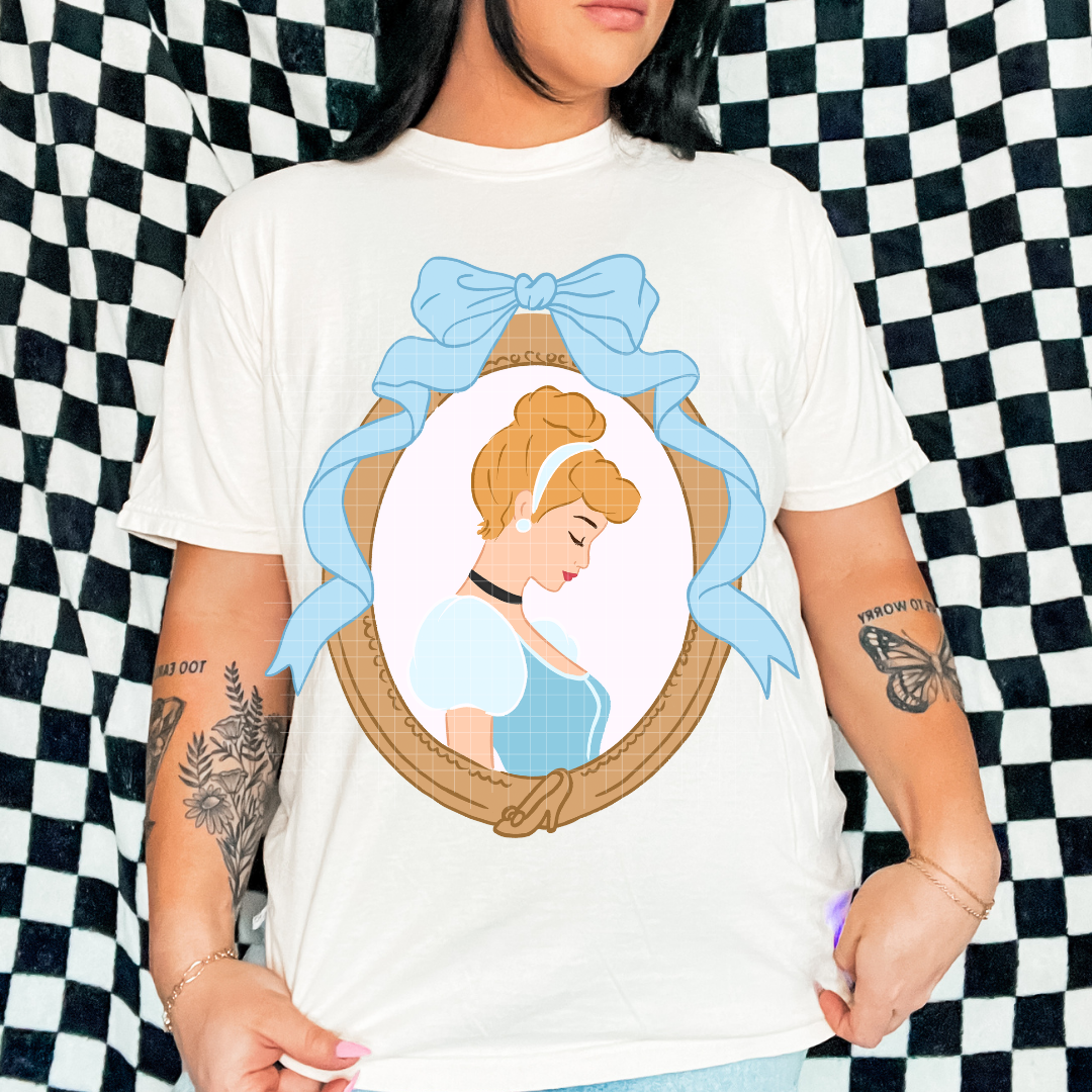 Cind - Dainty Frames | DTF Screen Print | POD - choose design