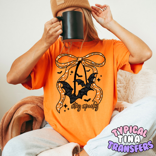 Coquette spooky bats | DTF Transfer | POD