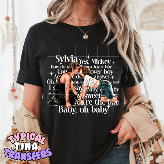 Baby oh Baby (white letters) | DTF Screen Print | POD