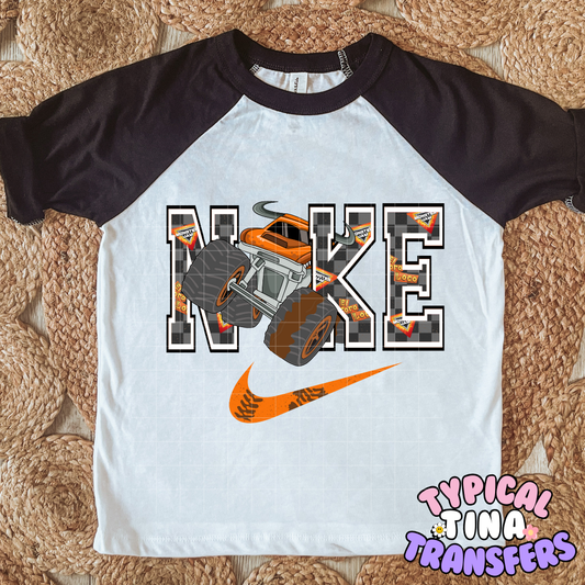 Monster Trucks #12 | DTF Screen Print | POD