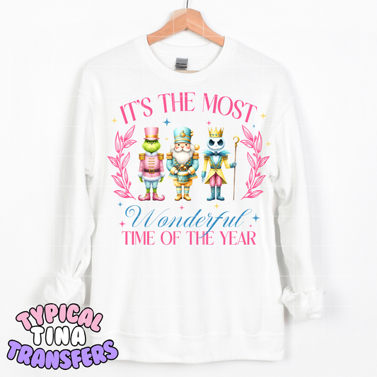 It's the most wonderful time of the year (Jack, Santa and G) | DTF Transfer | POD