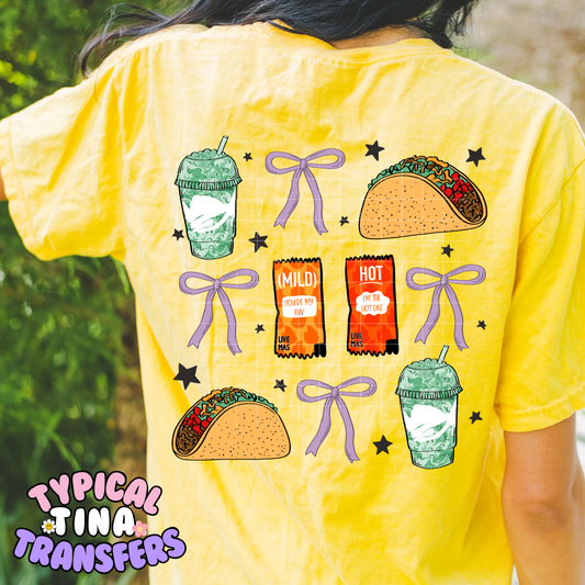Coquette Taco B | DTF Screen Print | POD