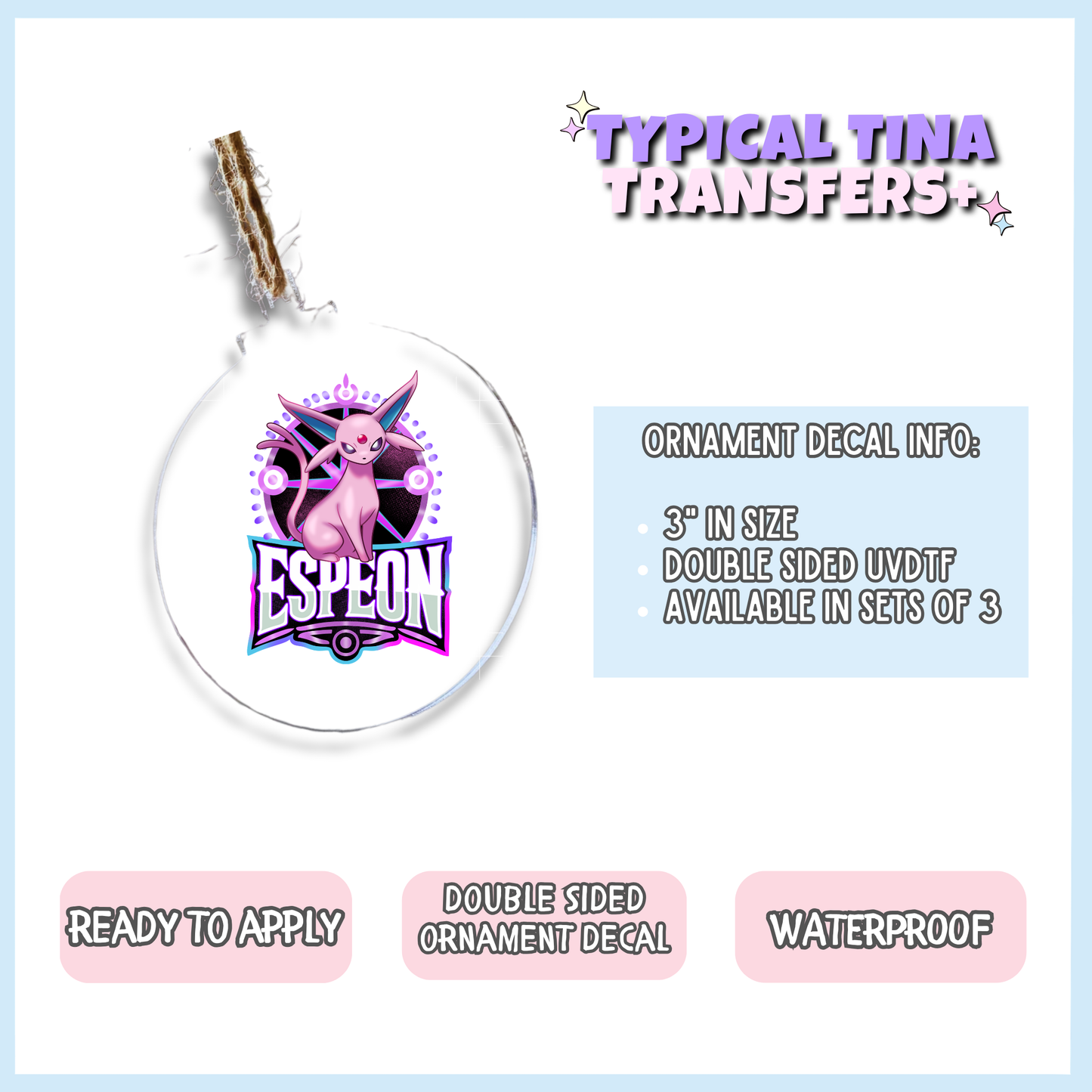 Fighting Characters | 3" Xmas Ornament | POD