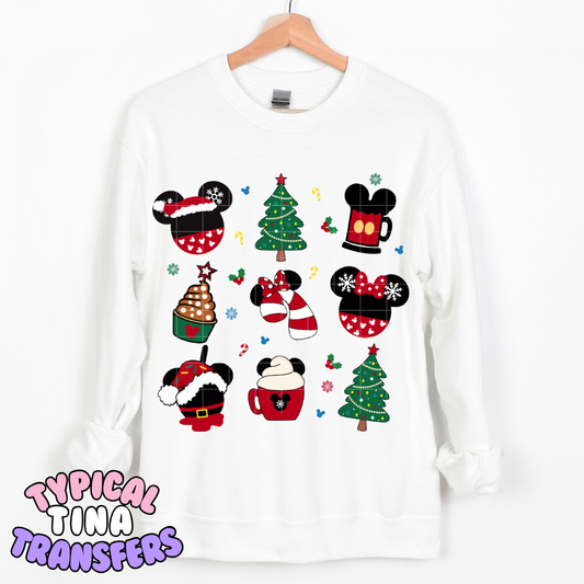 Christmas Magical elements |  DTF Transfer | POD