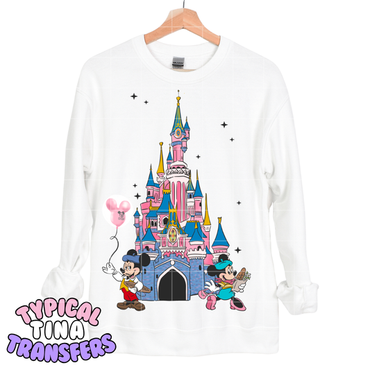 Paris - Magical castle in paris| DTF Transfers | POD