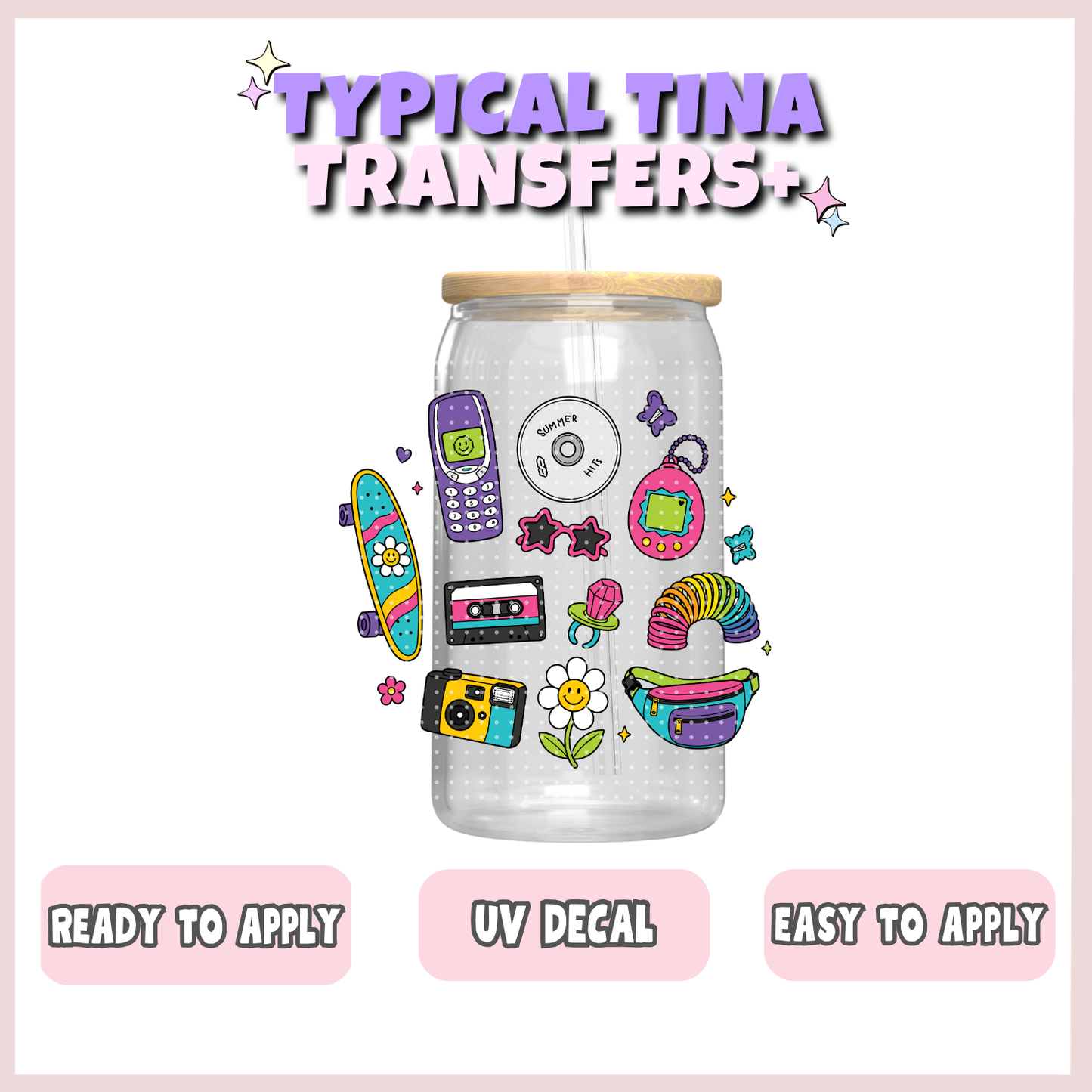 90's kid | UV decals | POD