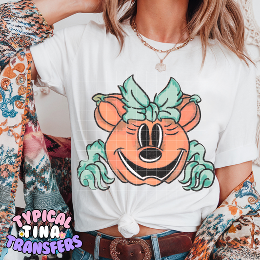 Magical Pumpkins on vine | DTF Transfer | POD