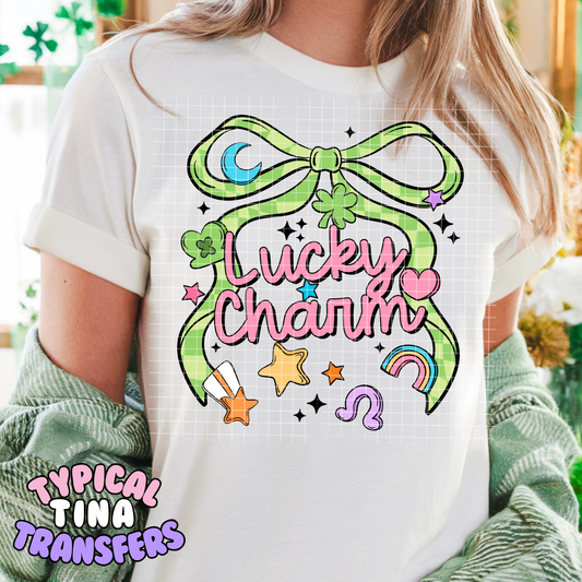Lucky Charm with Luckey Elements | DTF Transfers | POD