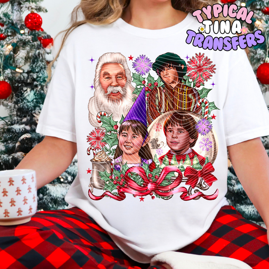 Santa Hot Cocoa Movie | DTF Transfer | POD