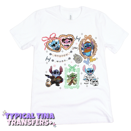 CW Blue Alien Coquette locket | DTF Transfers | POD