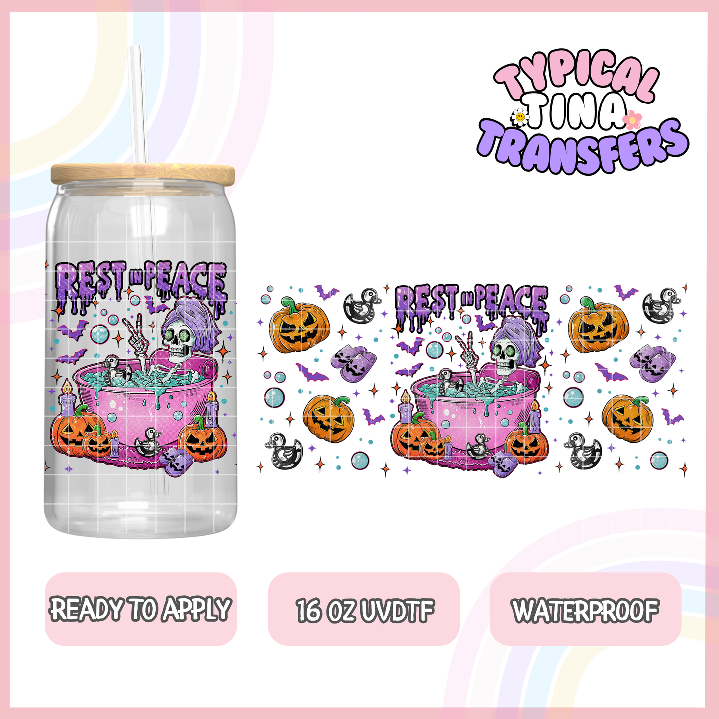 UVDTF #1614 | 16oz UVDTF Wrap | POD