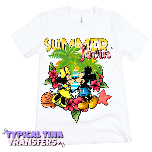 M&M Mouse summer lovin | DTF Transfers | POD