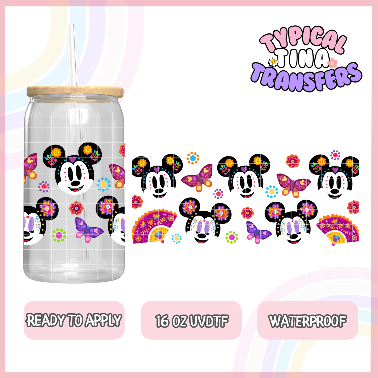 UVDTF #1658 | 16oz UVDTF Wrap | POD