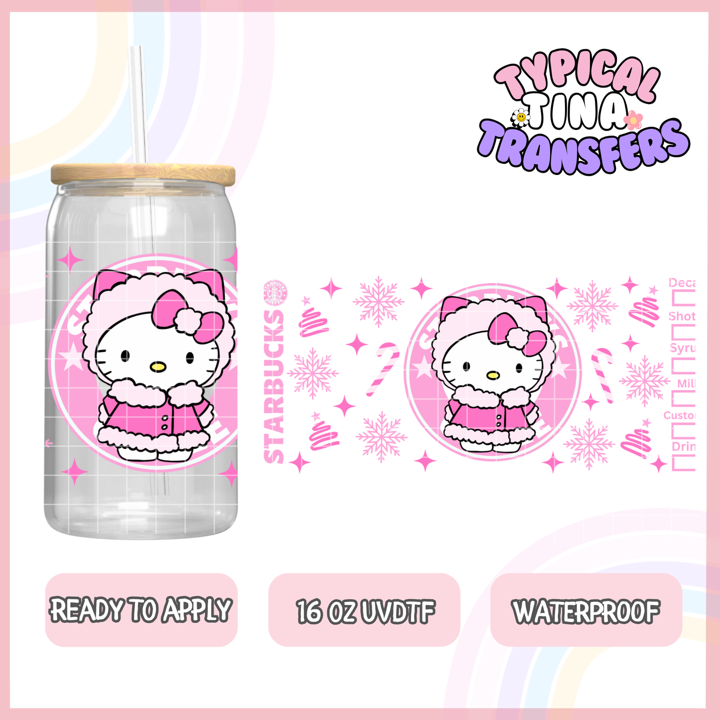 UVDTF #1663 | 16oz UVDTF Wrap | POD
