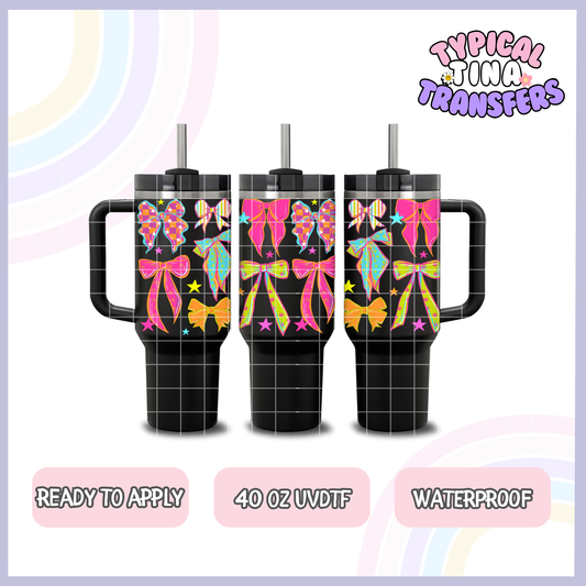Bright Bows | 40oz UVDTF Wrap | POD