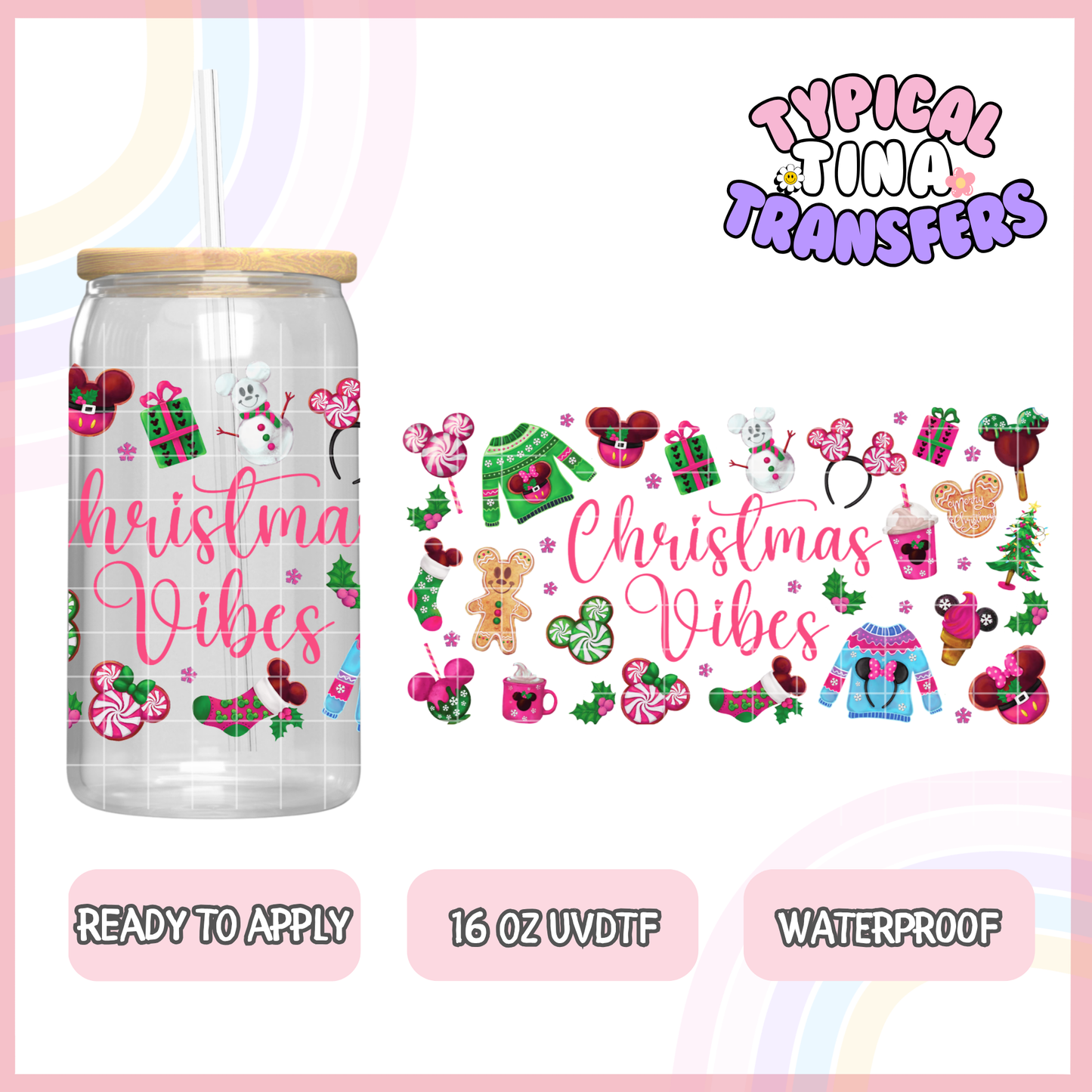 UVDTF #1683 | 16oz UVDTF Wrap | POD