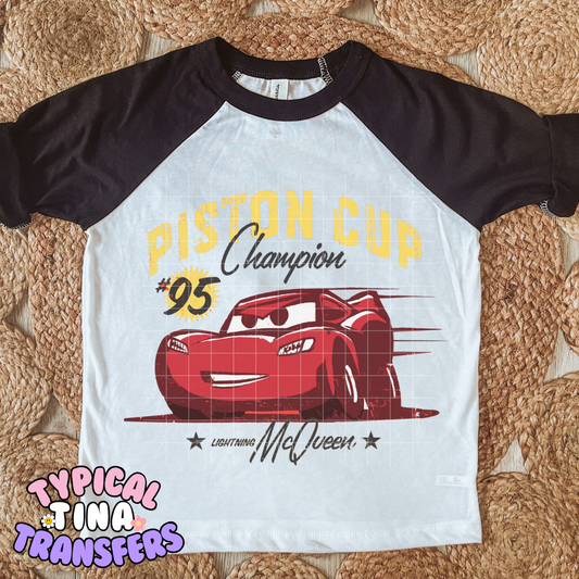 Piston Cup - Retro | DTF Transfer | POD