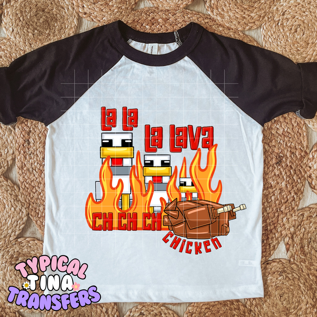 Miner Game - Chicken | DTF Transfer | POD - choose design