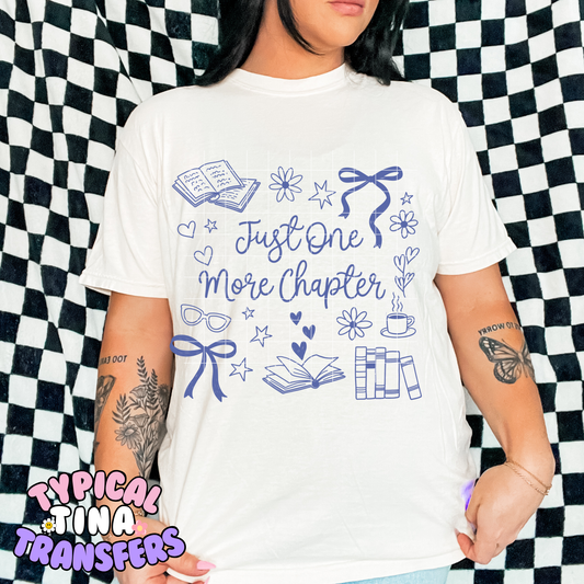 Just one more Chapter doodle | DTF Transfer | POD