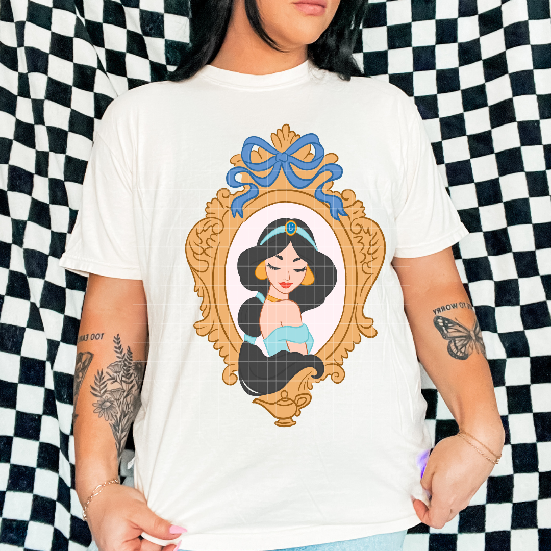 Jas - Dainty Frames | DTF Screen Print | POD - choose design