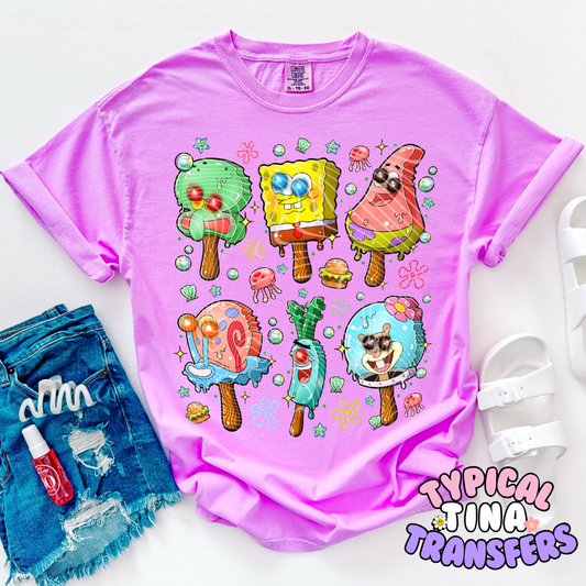 Ice Cream Sponge | DTF Transfer | POD