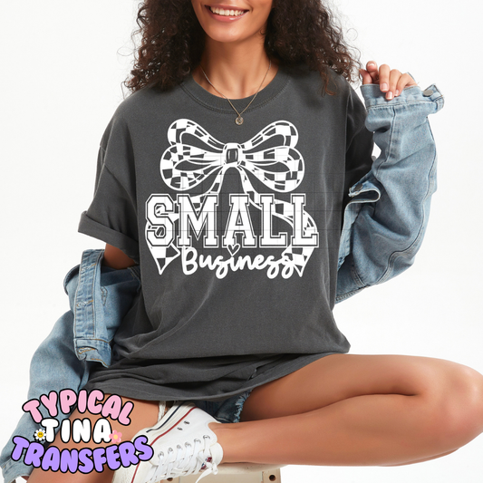 Small Business large bow | DTF Transfer | POD