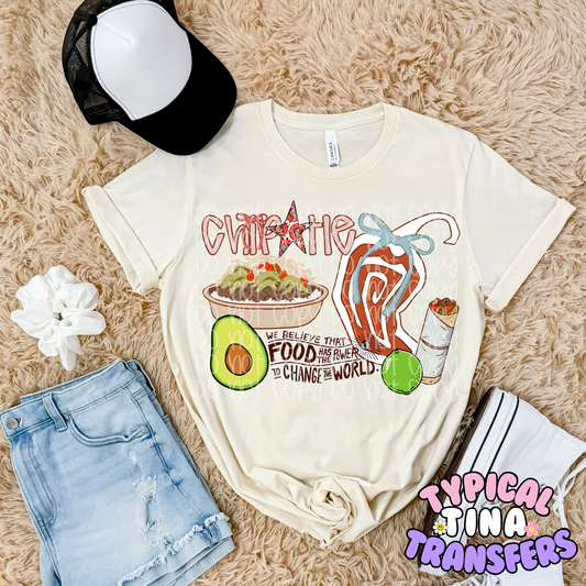 Coquette Chip burritos | DTF Transfer | POD