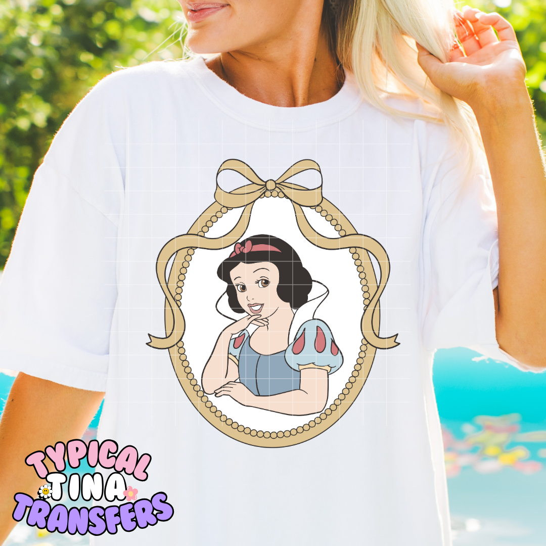 Princess Neutral Frames | DTF Transfer | POD - choose design