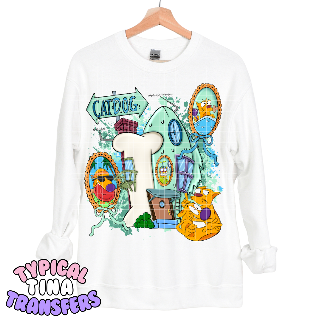 Kat Dog frame | DTF Transfers | POD