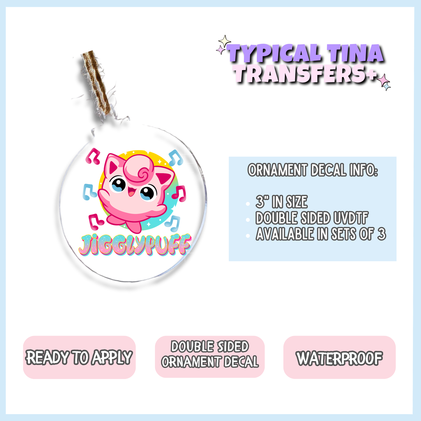 Fighting Characters | 3" Xmas Ornament | POD