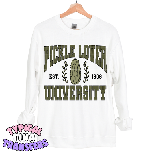 Pickle lover university | DTF Transfers | POD