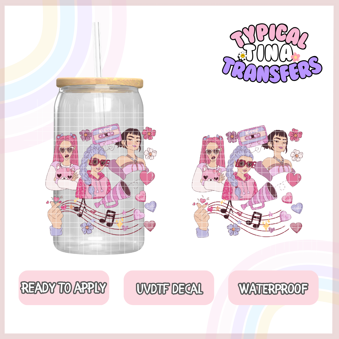 UVDTF Decal | 3"-4" decals | POD