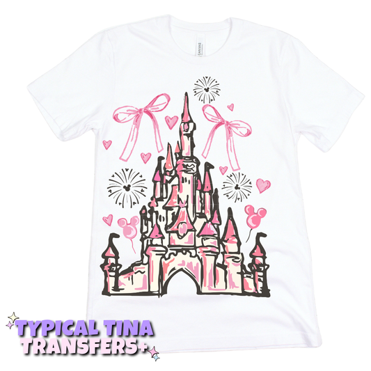 Pink Castle | DTF Transfers | POD