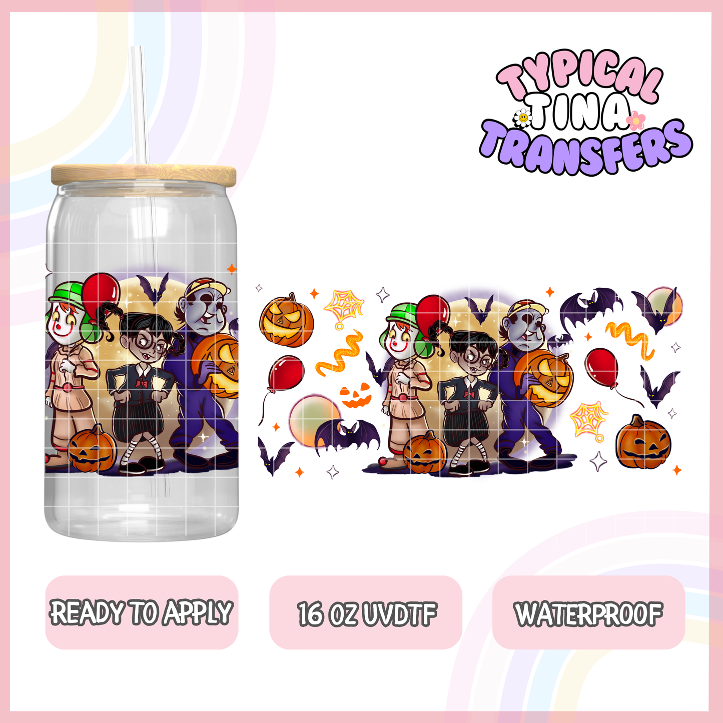 UVDTF #1735 | 16oz UVDTF Wrap | POD