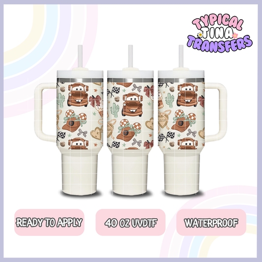 Coquette mater | 40oz UVDTF Wrap | POD