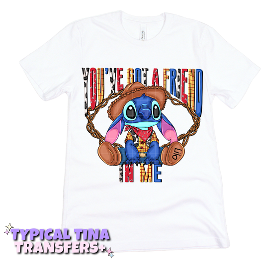 Blue Alien Sheriff | DTF Transfers | POD