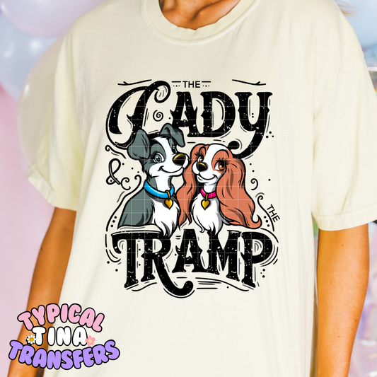 The Lady and T | DTF Screen Print | POD