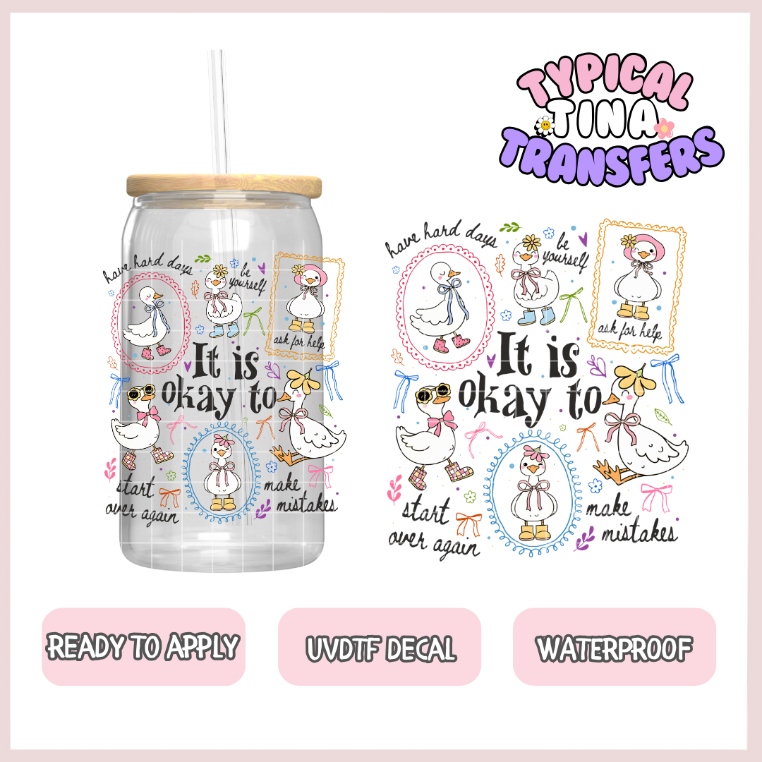 it is okay | UV decals | POD