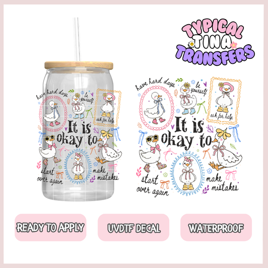 it is okay | UV decals | POD