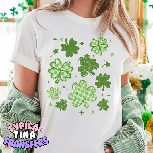 Clover scatter | DTF Transfers | POD