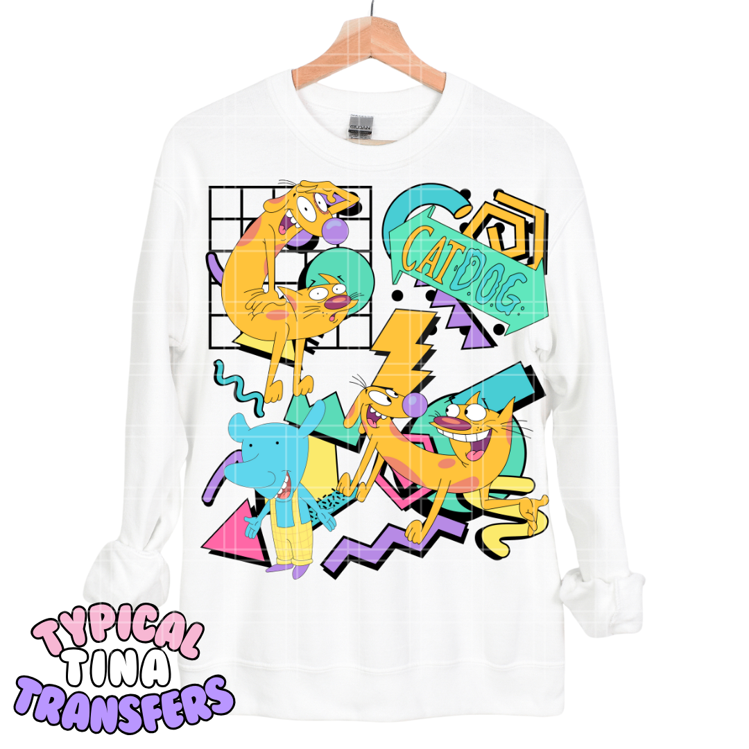 Retro - KatDog | DTF Transfers | POD