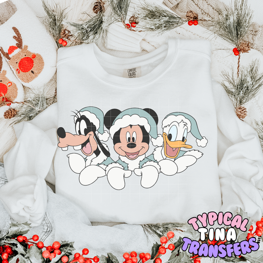 Mint Christmas M, G & D | DTF Transfer | POD