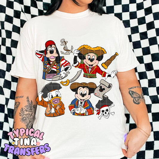 The Black Pearl Collection | DTF Transfer | POD