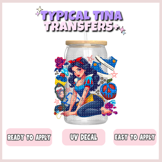 Princess Snow with tats | UV decals | POD