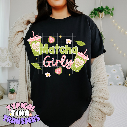 Matcha Girly | DTF Transfer | POD