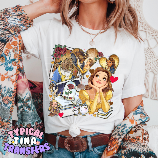 Beauty and B | DTF Screen Print | POD