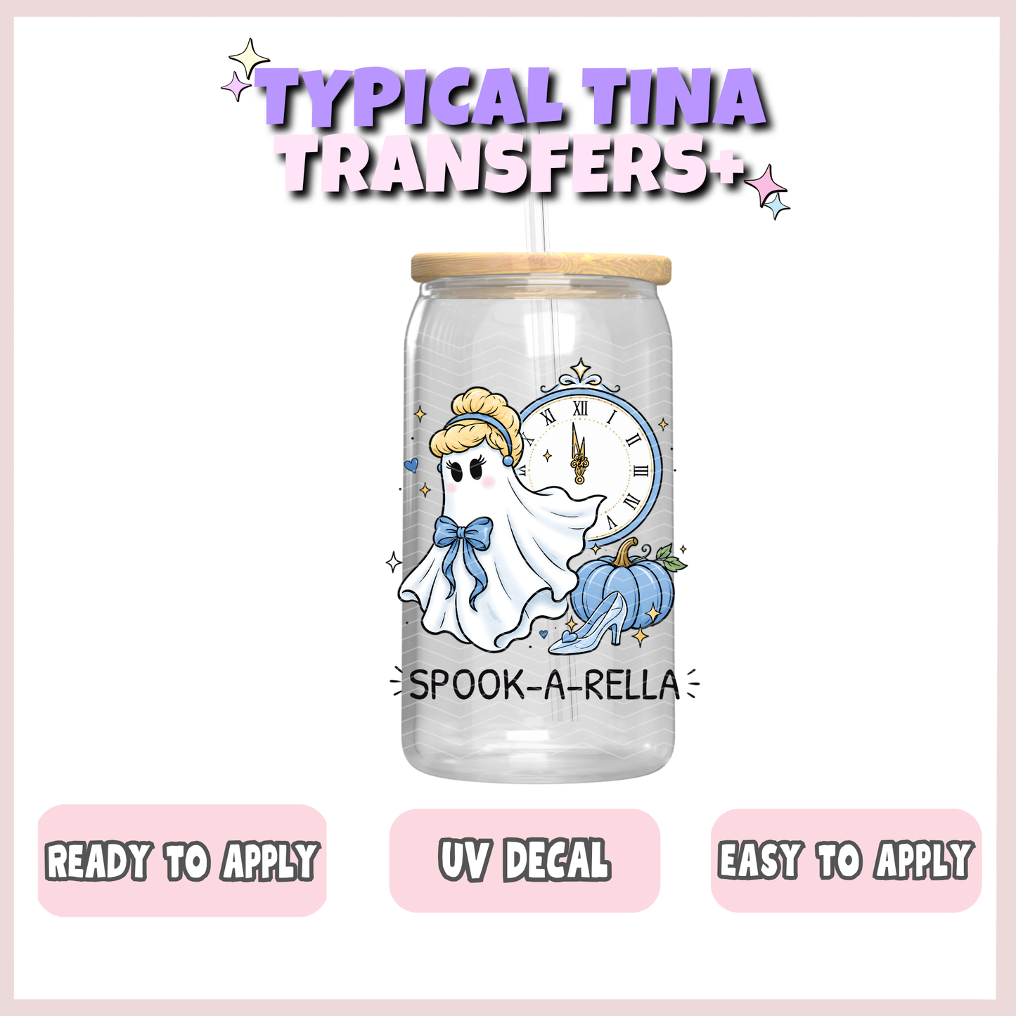 Spooky Ghost princesses | UV decals | POD