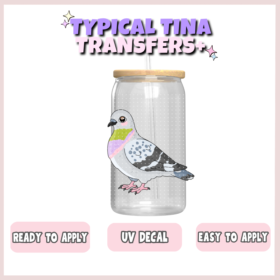 Pigeon | UV decals | POD