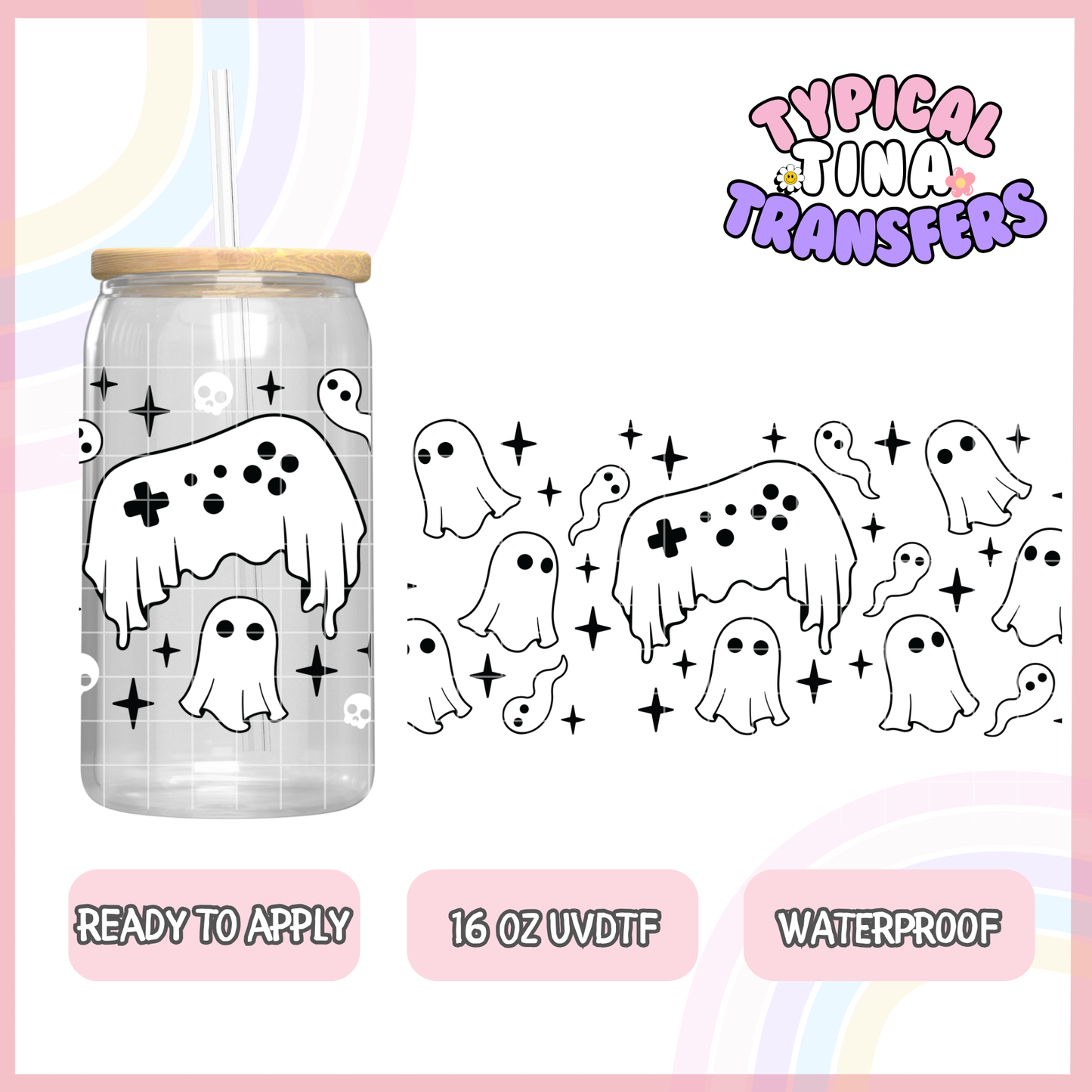 UVDTF #1820 | 16oz UVDTF Wrap | POD